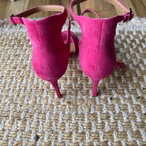 EUC Tahari Leather Strappy Heels. Size 10 - Picture 3 of 7
